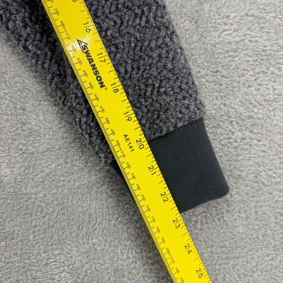 Patagonia Jacket Womens XS Gray Fleece Full Zip Pockets Rib Cuff Hem Woolyester - Picture 13 of 16